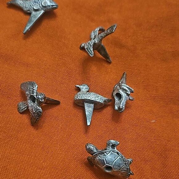 Other - 6 Birthday Candle Holder Set